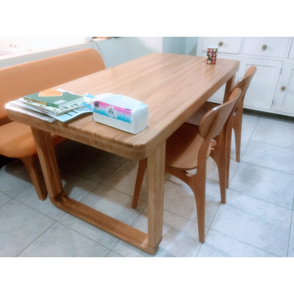 【二手】有情門 梣木實木 好幸福餐桌 (不含椅)