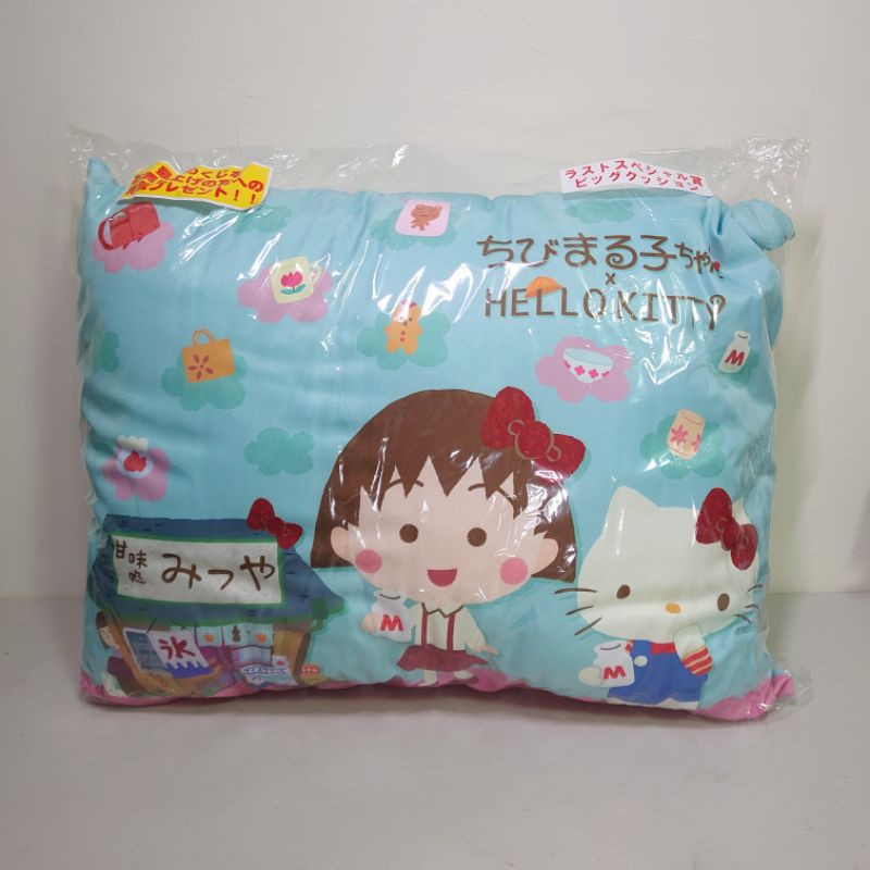 【麵線小舖】日版現貨 聯名 一番賞 櫻桃小丸子 Hello Kitty 最後賞 大枕頭