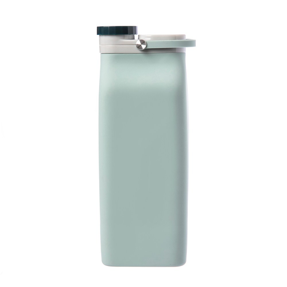 矽膠牛奶盒水瓶600ml青綠