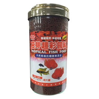 領卷再折【MR.AQUA】胚芽超彩飼料 1.1KG 中/小顆粒 大容量 觀賞魚 血鸚鵡 金魚 慈鯛 錦鯉-毛貓寵