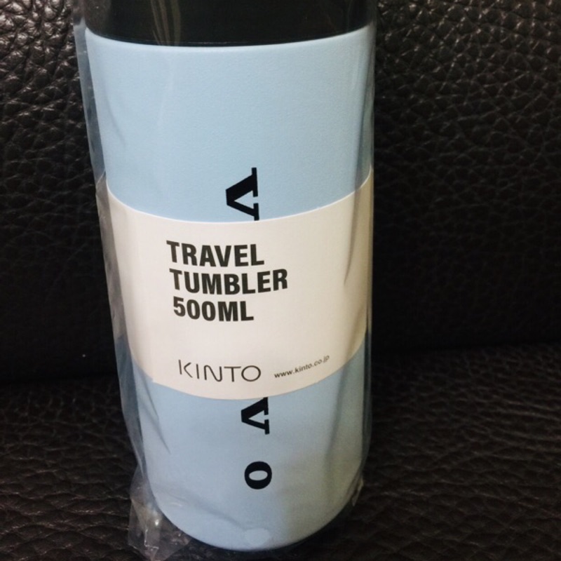 【免運費】全新 VOLVO保溫瓶 VOLVO 原廠精品 KINTO 保溫杯 保溫瓶 淺藍 500ml 雙層真空隔熱 全新