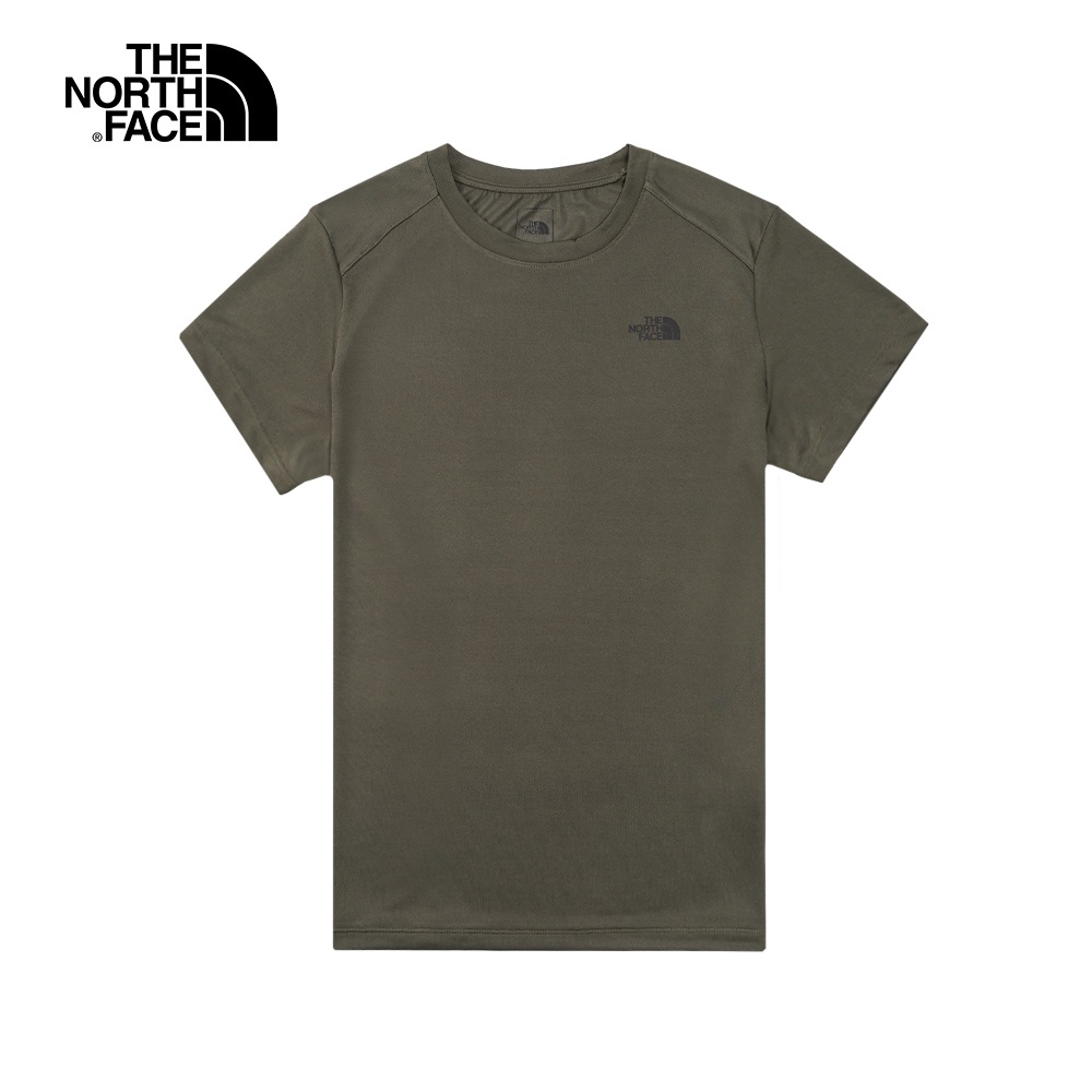 The North Face 男 吸濕排汗圓領短袖T恤 綠色 NF0A7WB521L