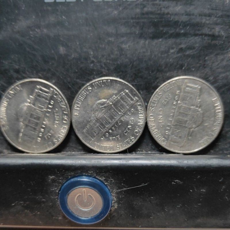 2000,2003,2007年美金 Five Cent  珍藏的真幣, 隨機出貨
