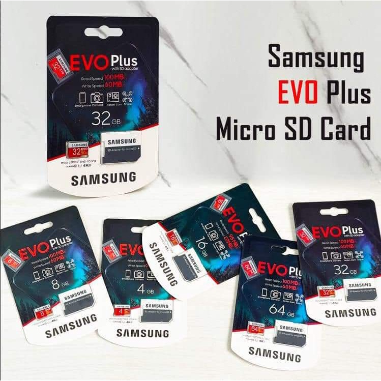 內存 MICRO SD 三星 EVO PLUS 4GB 8GB 16GB 32GB 64GB U1 64GB U3
