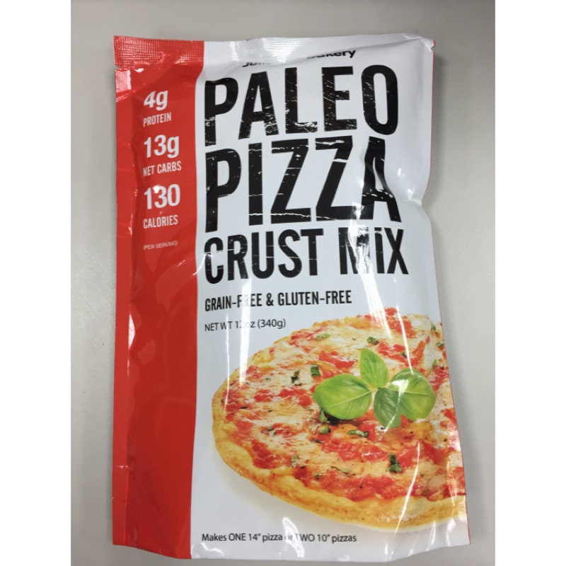 美國iherb 購入披薩餅皮混合麵粉pizza crust mix（無穀無麩質,方便生酮低碳者diy)