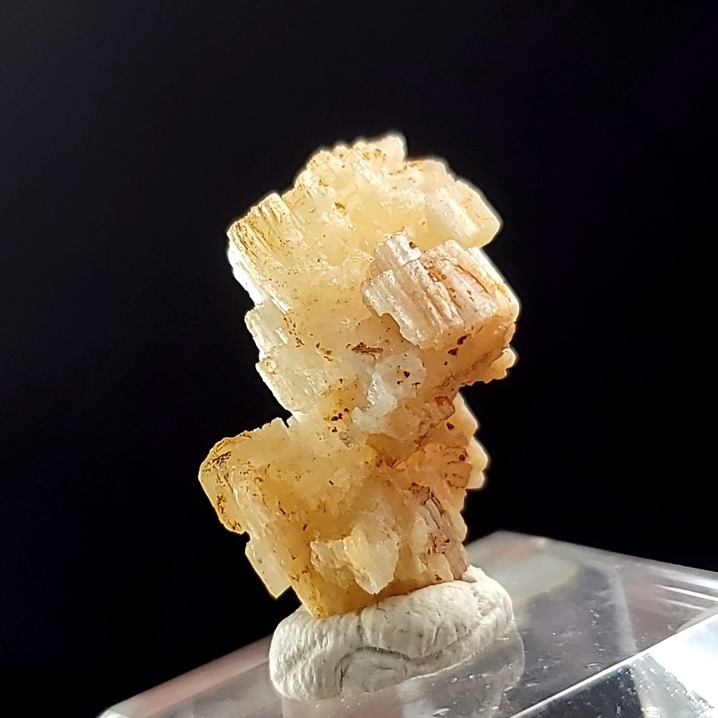 ．艾莉希亞寶石水晶．19 白鉛礦 Cerussite 白鉛礦礦標 廣西桂林白鉛礦