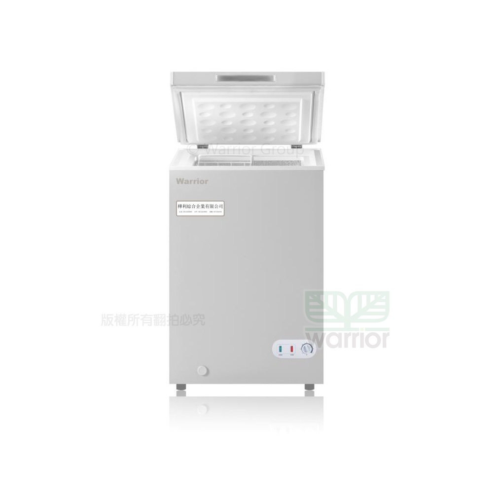 營業用 家庭用 冰箱 冷凍櫃 Warrior 樺利 98公升 臥式 冷凍櫃 BD102