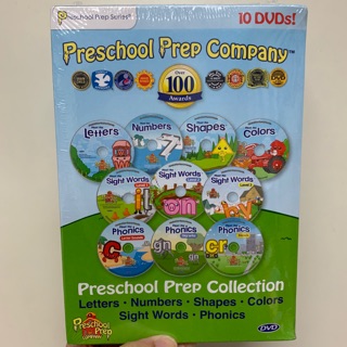 原版正品美國Preschool Prep幼兒美語學習DVD 10片完整版