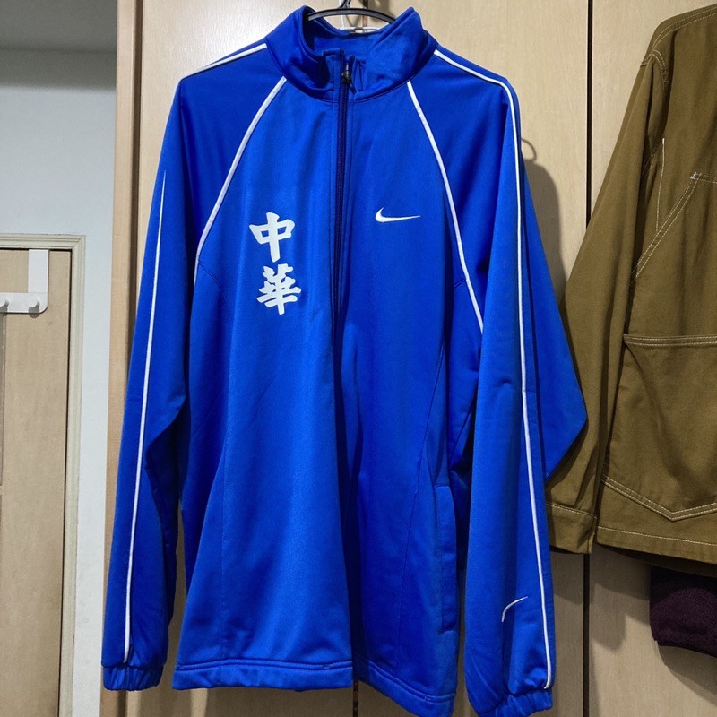 Nike中華隊籃球針織運動外套 藍白色
