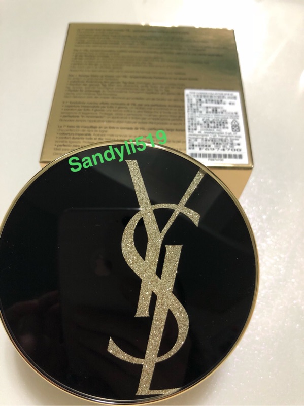 YSL🔥聖羅蘭 恆久完美氣墊粉餅(粉蕊+粉盒+收納袋) 時尚LOGO限量版台灣專櫃正貨#10#20#30 任一