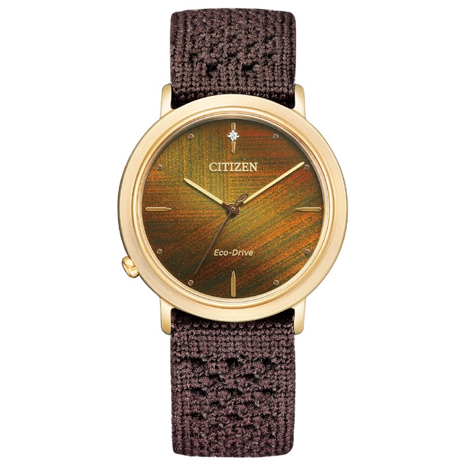 【附贈米蘭錶帶】CITIZEN 星辰【EM1003-48X】限量L系列Ambiluna解構自然之美仿生學腕錶/ 34mm
