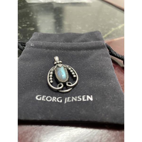 GEORG JENSEN 喬治傑生 1990 拉長石年度項鍊 復刻丹麥製