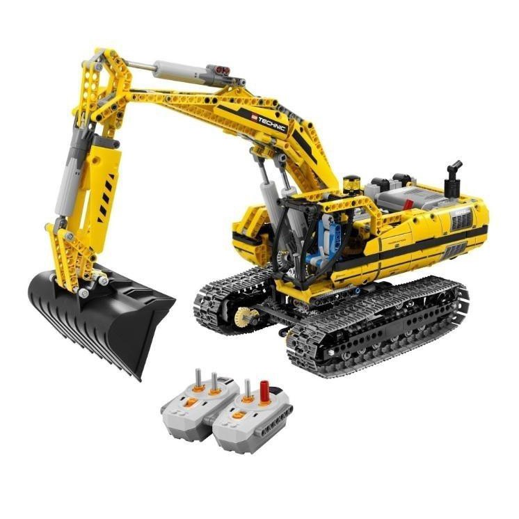 LEGO 8043 Technic 挖土機 遙控動力 已組完成品非全新