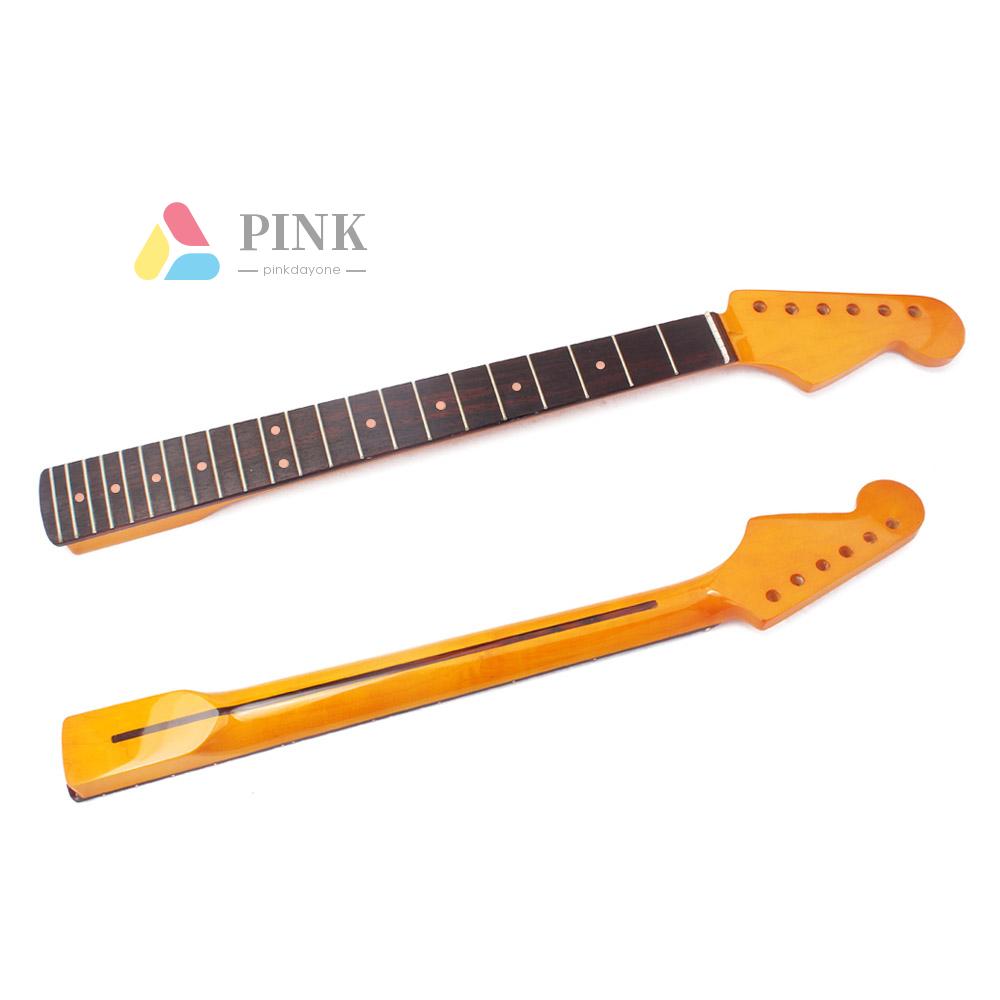 Dayone 電吉他楓木琴頸22品玫瑰木指板適用於st電吉他 橙色音點帶背中線 蝦皮購物