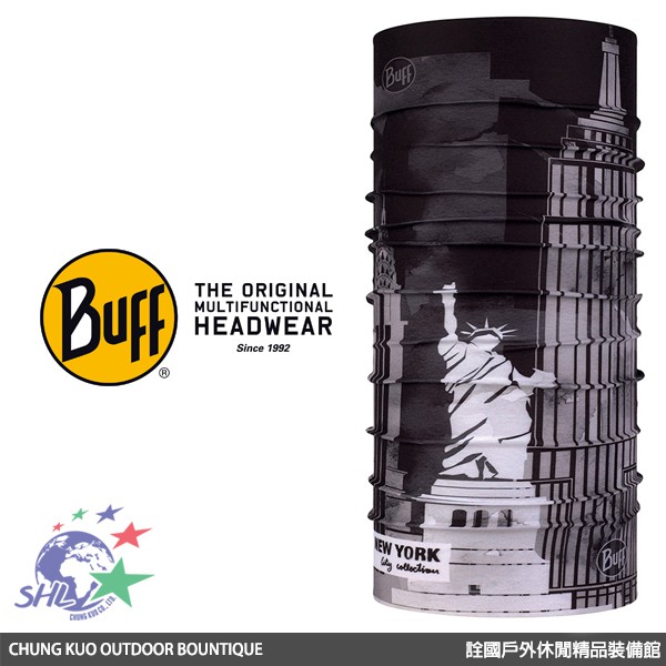 BUFF 西班牙魔術頭巾 / 經典頭巾 Plus 城市系列-紐約 / BF123424-999【詮國】