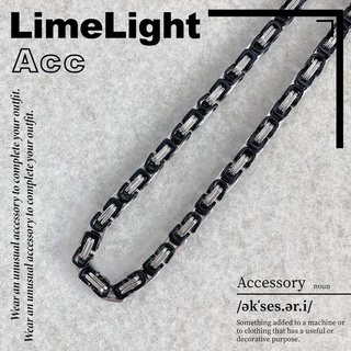 ☆LimeLight☆ 拚色 小香風 方形 飾品 鈦鋼 項鍊 小香項鍊 小香 男生項鍊 女生項鍊 ACC-K5002