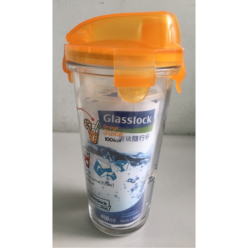 【現貨】 韓國 Glasslock GlassOn DIET SHAKER PC-318 玻璃隨行杯