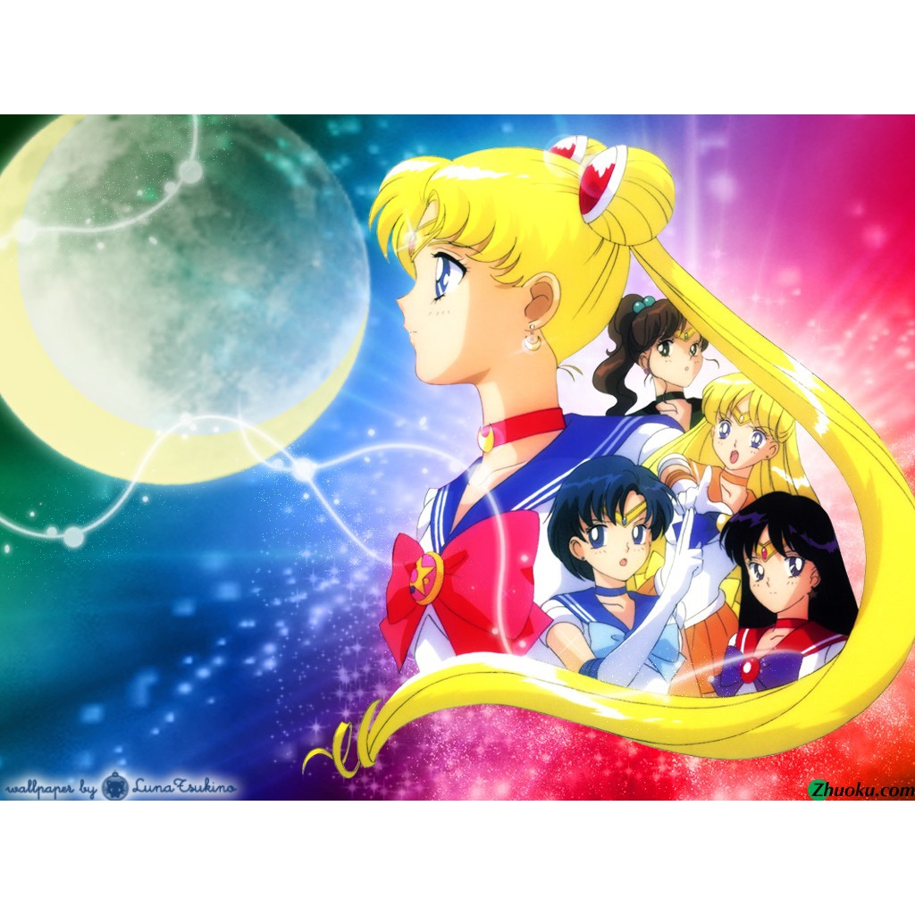 懷舊動畫片 美少女戰士dvd國語 日語 粵語6部全集劇場 碟機高清 Dvd光碟片 蝦皮購物