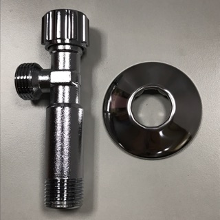 臺灣製外銷品 304不鏽鋼製 加長 歐規 美規 進口 三角凡而 三角凡爾 凡而 凡爾 4分 轉 4分