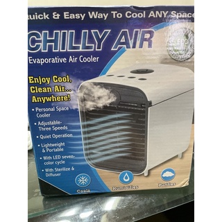 🌴LilysCent🏃CHILLY AIR多功能迷你冷風機 可攜式空調扇 USB小風扇