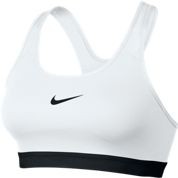 NIKE PRO CLASSIC PAD BRA女生中度支撐運動內衣823313-100白色(有附胸墊可拆)*尺寸詢問*