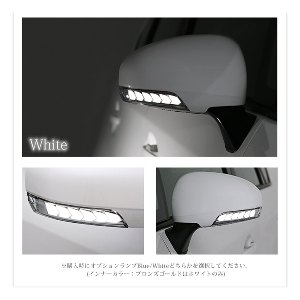 車之房 2010-2016 WISH 用  序列式 三合一 LED後視鏡燈 白光