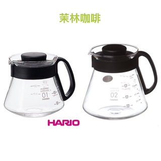 日本HARIO V60 耐熱玻璃壺XVD-36 360ml / XVD-60 600ml 咖啡壺分享壺 可搭配V60濾杯