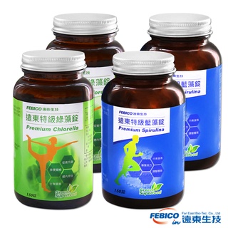 買就送 遠東生技 特級藍藻500mgx150錠+特級綠藻500mgx150錠(2瓶組) 小球藻