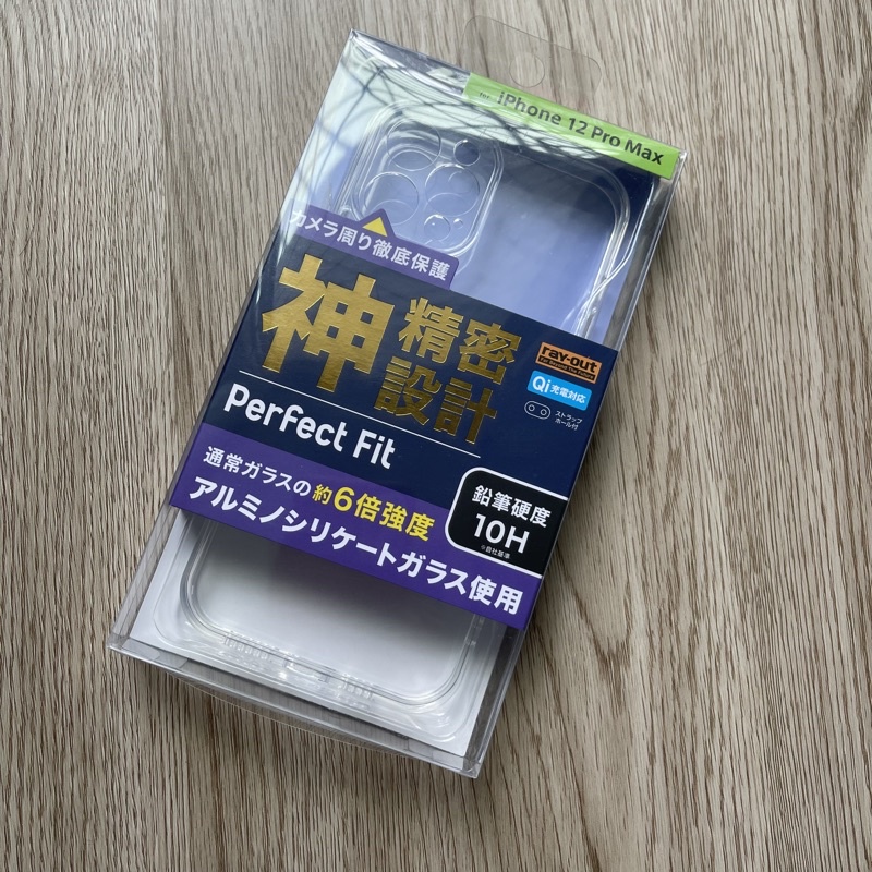 【Pugkun】日本ray-out高質感iphone 12 pro max  手機殼減震 透明手機套軟硬雙料Qi充電對應