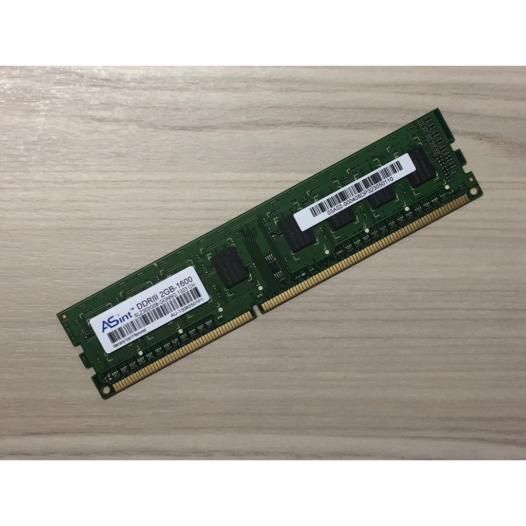 ⭐️【昱聯科技 Asint 2G️B DDR3 1600】⭐ 桌電記憶體/雙面顆粒/個人保固一個月