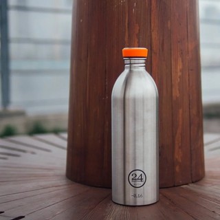 【綠標品】義大利 24Bottles 輕量冷水瓶 1000ml - 不鏽鋼