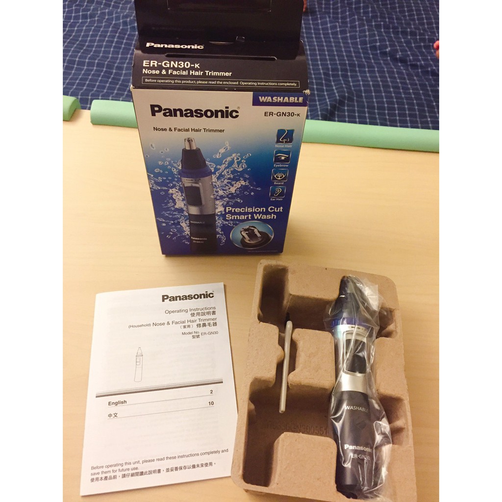 【全新】ER-GN30-K 可水洗式電動鼻毛器 修容刀(日本 Panasonic 國際牌)