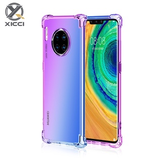 XICCI適用於 Huawei Mate 20 20 Pro 20X 30 30 Pro 漸變色保護套軟矽膠手機殼