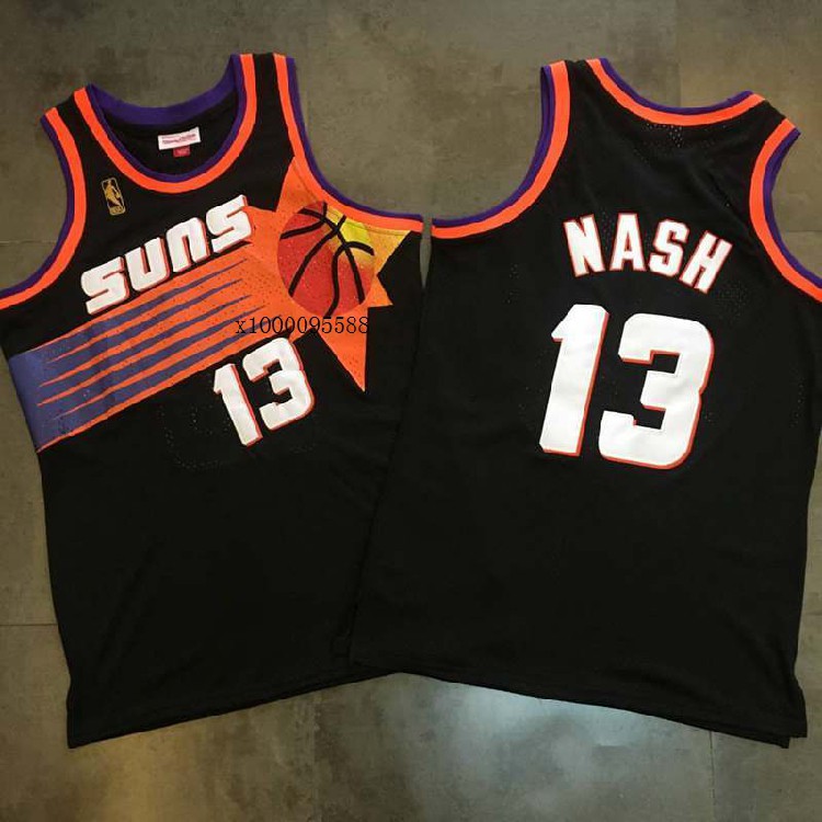 steve nash black suns jersey