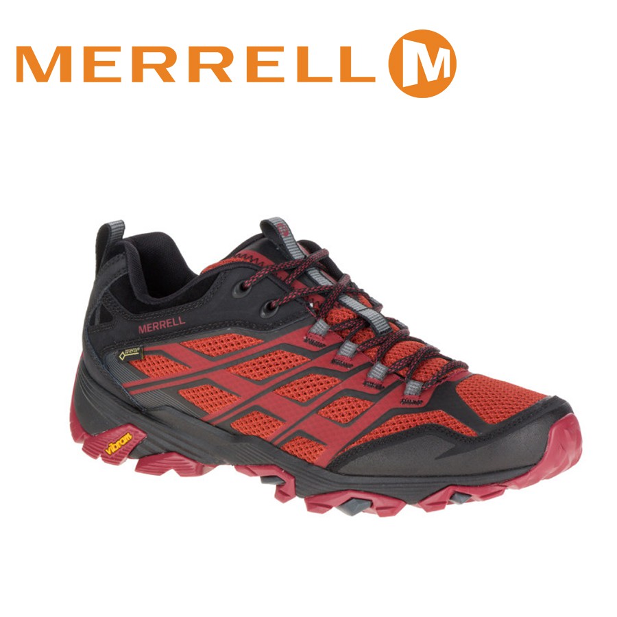 MERRELL 美國 男款 MOAB FST GORE-TEX 紅色/越野鞋/休閒鞋/登山鞋/ML35765/悠遊山水