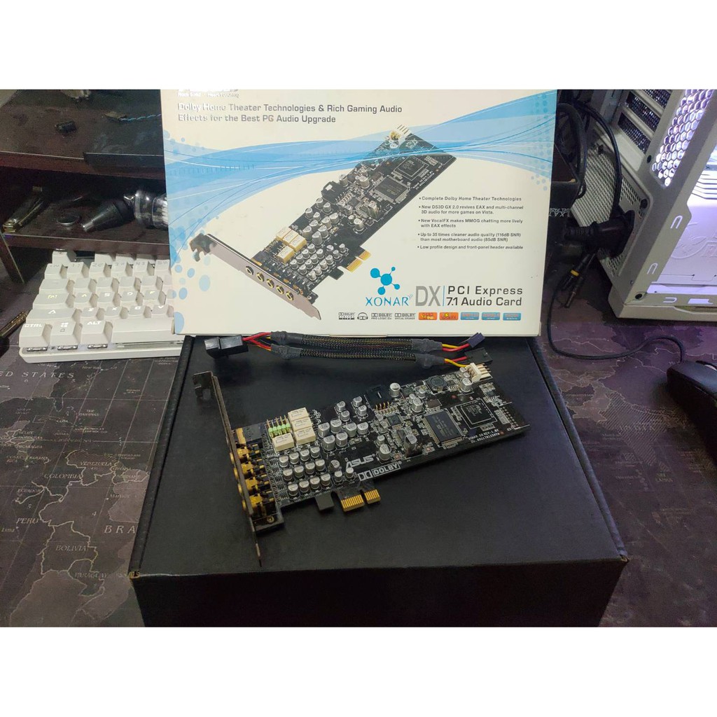 ASUS 7.1聲道 XONAR DX/XD/A PCI-E 音效卡 華碩