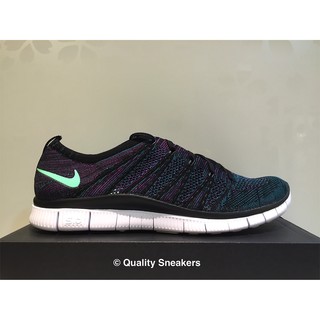 Quality Sneakers - Nike Free Flyknit 5.0 NSW 珊瑚 黑紫綠 漸層 編織