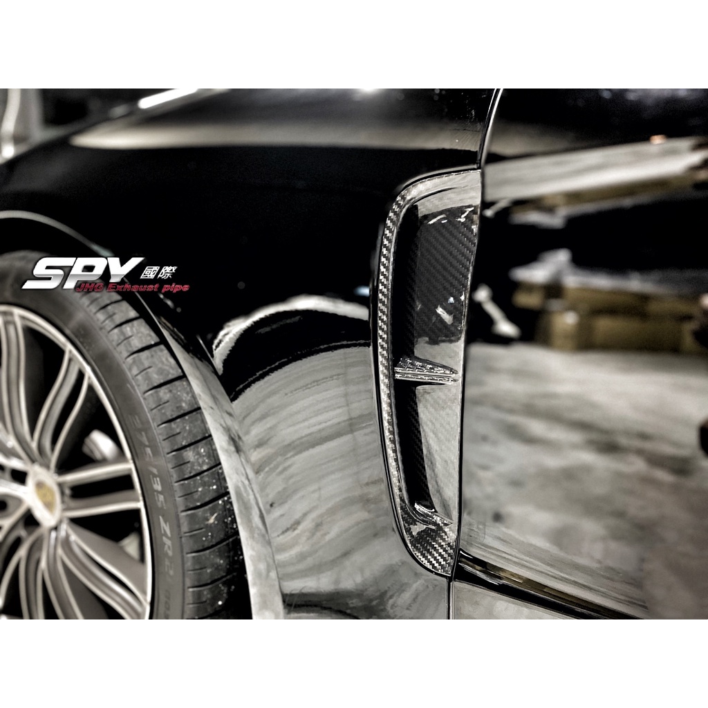 SPY國際 保時捷 Porsche Panamera 971 碳纖維 進氣飾蓋