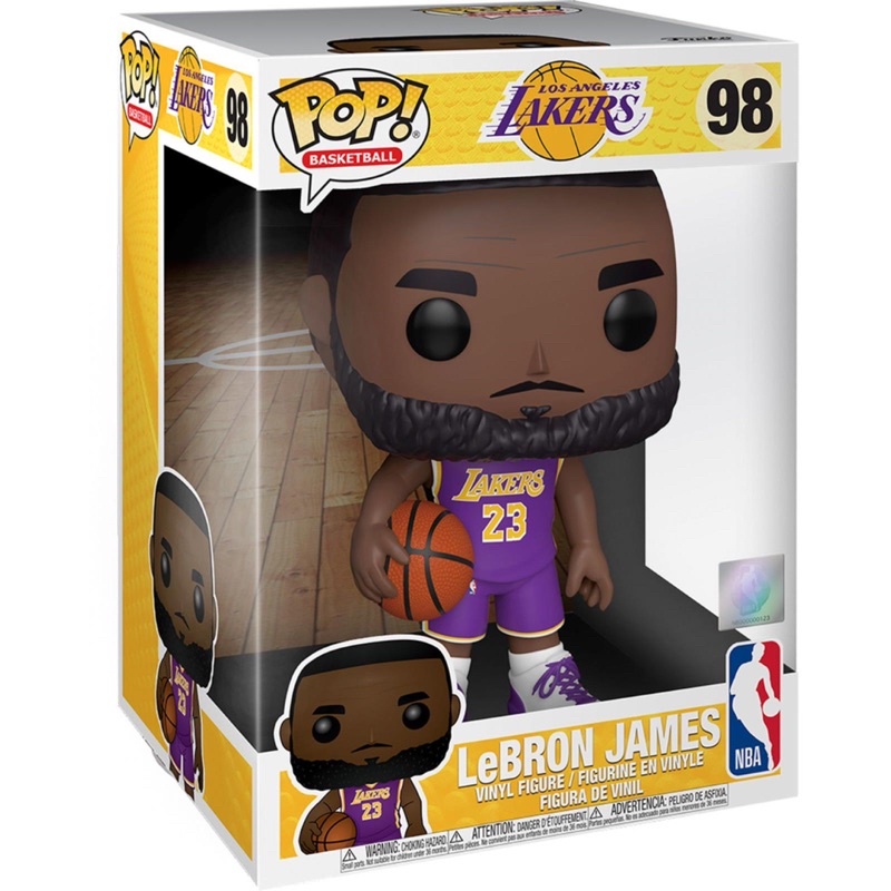 ［現貨］FUNKO POP 詹姆斯 LeBron James 10吋 紫衣