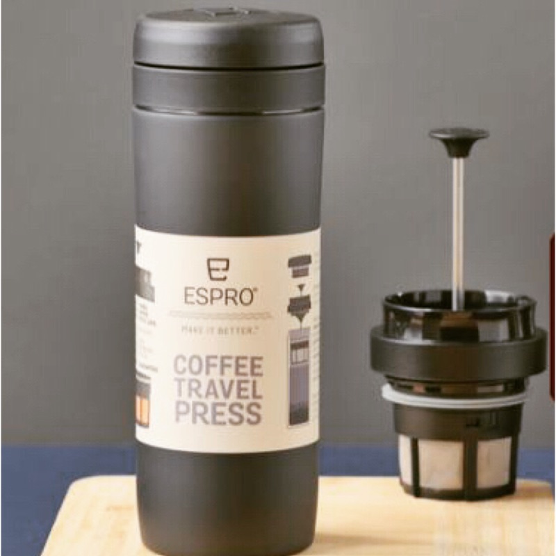 星巴克 Espro 304法式不鏽鋼濾壓壺隨行杯保溫杯450ml~茶/咖啡starbucks~不锈鋼 旅行