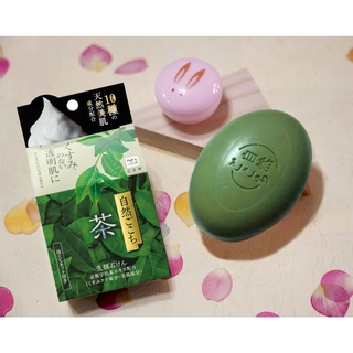 日本🇯🇵牛乳石鹼自然派綠茶洗顏皂 1盒80g COW Beauty Soap 🍵京都宇治茶使用 多種天然美肌精華