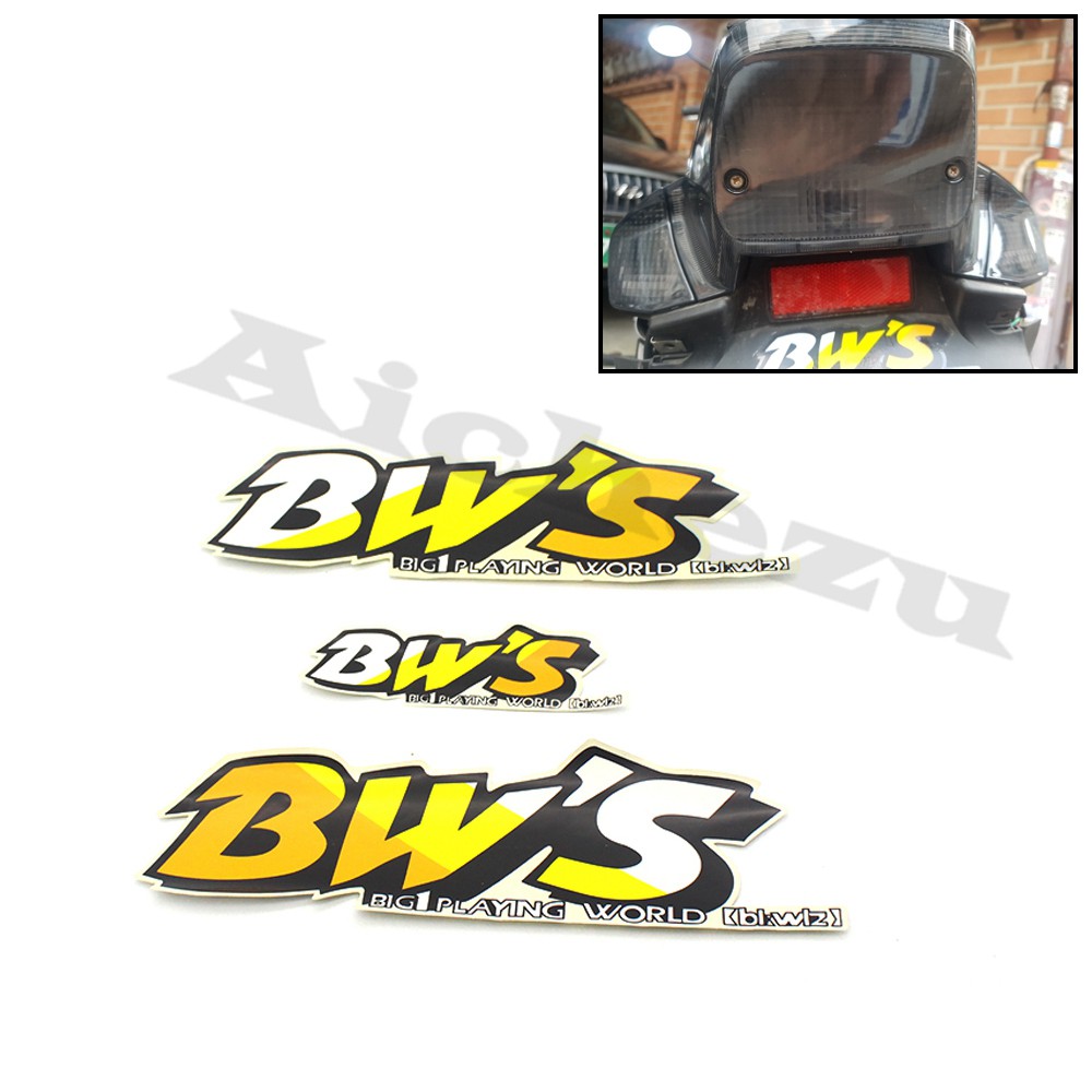 山葉 Acz 摩托車貼紙踏板車車身整流罩貼紙車身貼花 BW'S 標誌貼花適用於雅馬哈 BWS50
