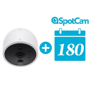 SpotCam Solo 2+180 電池式 免插電 全無線1080P 廣角180 雲端 WiFi 攝影機 IP CAM