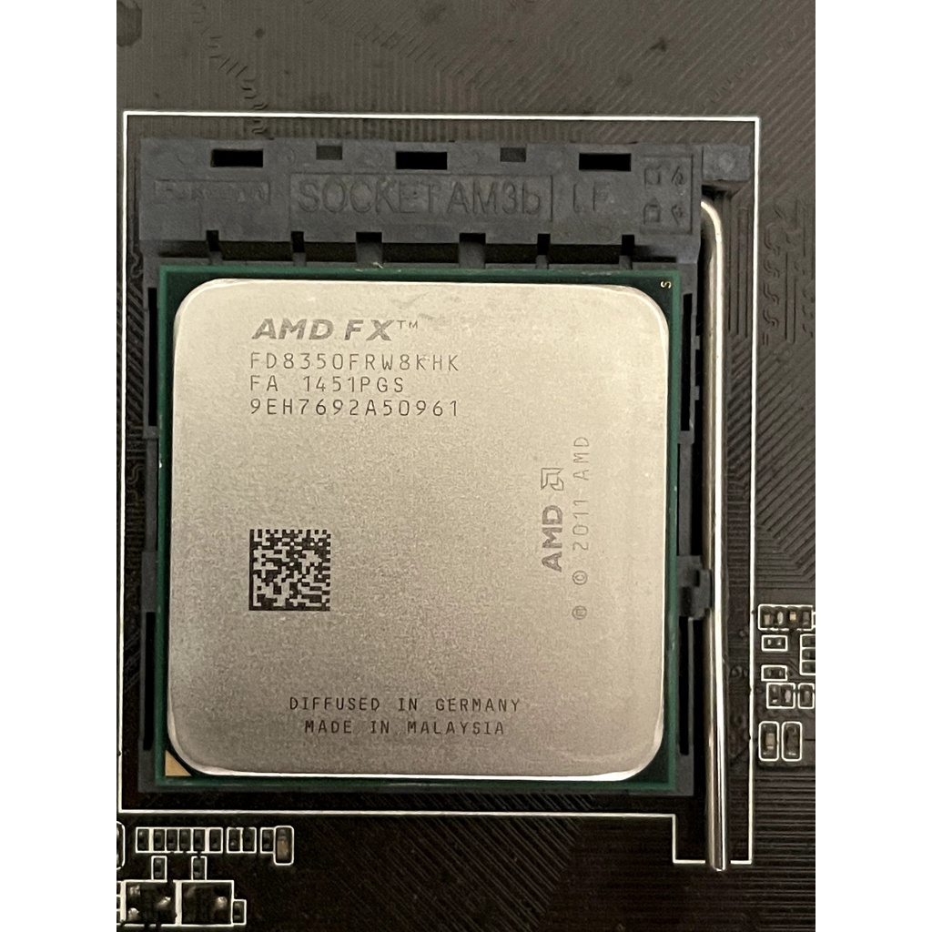 【二手】AMD FX-8350 CPU 八核心 AM3+ 腳位 AM3