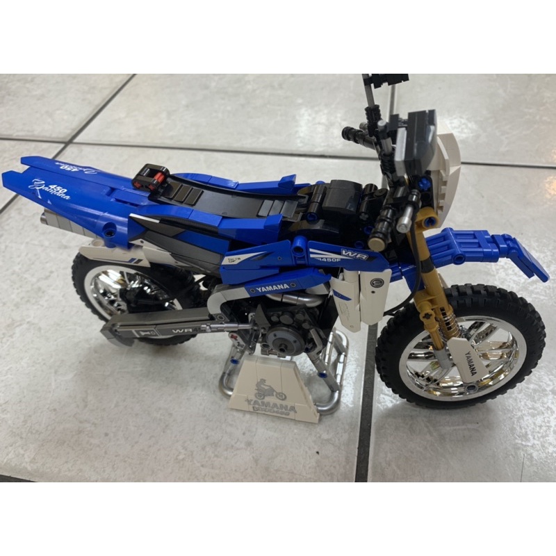 二手現貨 森寶 701715 越野摩托車WR250 科技 系列 玩具 摩托車 類似 樂高