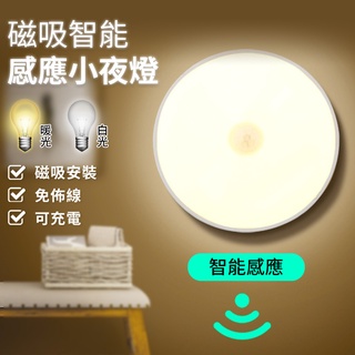 免運★磁吸智能感應小夜燈 usb 感應燈 充電夜燈 usb led燈 人體感應燈 智能感應燈 充電小夜燈 感應小夜燈