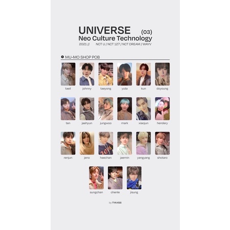 NCT 127 2021 ドヨン トレカ ラキドロ UNIVERSE
