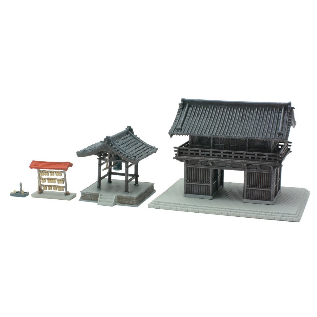 【現貨】TOMYTEC 建物情景 029-3 鐘樓 樓門(雷門)(日本寺廟B3)(N規 1:150 模型)場景