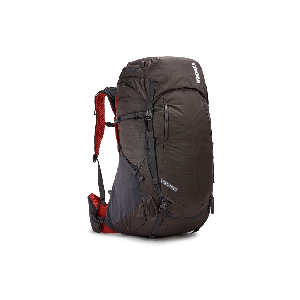 飛岳戶外-Thule Versant 60L男款登山健行背包 灰黑