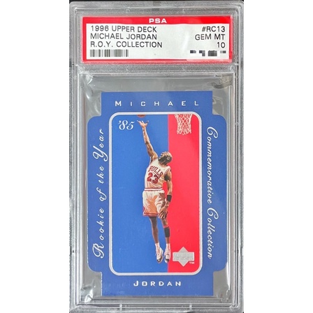 麥可喬丹Michael Jordan NBA籃球卡 特卡Rookie  of the Year #RC13